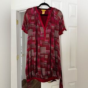 Catherine Maladrino silk mini dress